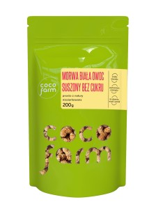 Morwa biała suszona bez cukru bez glutenu 200g Coco Farm