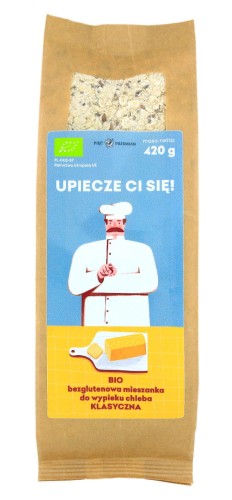Mieszanka do wypieku chleba klasyczna bezglutenowa BIO 420g Pięć Przemian
