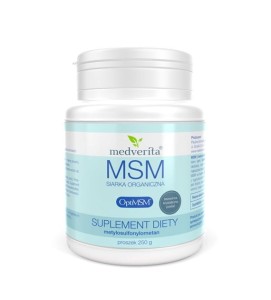 MSM OPTI Siarka organiczna proszek 400g Medverita