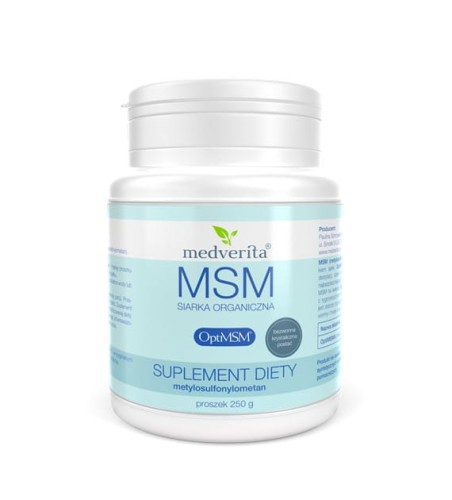 MSM OPTI Siarka organiczna proszek 400g Medverita