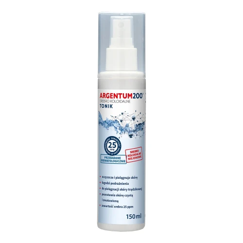 Argentum srebro koloidalne 25ppm 150ml mgiełka Aura Herbals