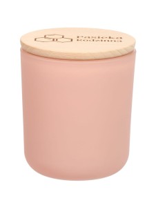 Świeca z Wosku Pszczelego Pudrowy Róż MAT 270ml Pasieka Rodzinna