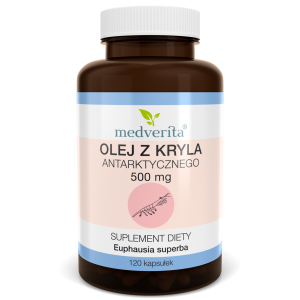 Olej z kryla antarktycznego 120 kapsułek Medverita