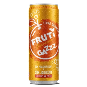 Sok lekko gazowany jabłko-pomarańcza 250ml Fruti Gazzz