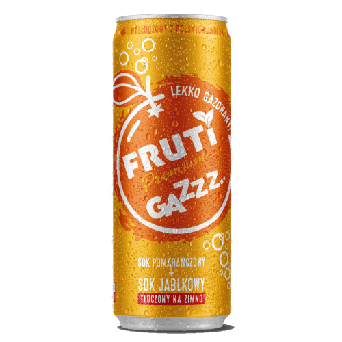 Sok lekko gazowany jabłko-pomarańcza 250ml Fruti Gazzz