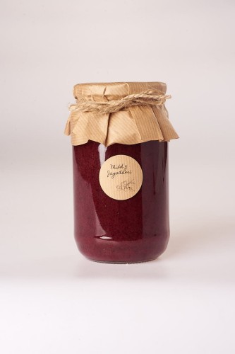 Miód z Jagodami 380g MiodyDworskie