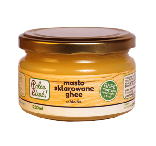 Masło Ghee NATURALNE 220ml Palce Lizać