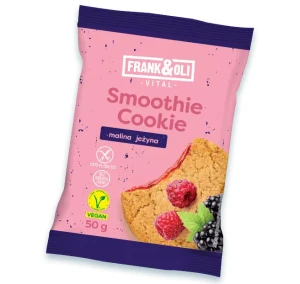 Ciastko KETO z nadzieniem Smoothie malina jeżyna 50g F&O