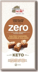 Czekolada KETO mleczna słony karmel 100g SOLE