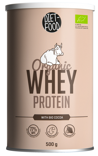 Białko serwatkowe z kakao koncentrat BIO 500g DietFood