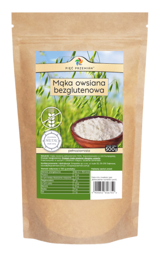 Mąka owsiana bezglutenowa 500g