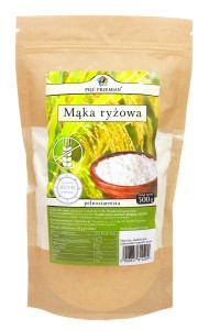 Mąka ryżowa pełnoziarnista bezglutenowa 500g Pięć Przemian
