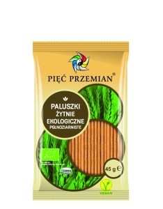 Paluszki żytnie pełnoziarniste BIO 45g