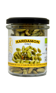 Kardamon CAŁY ziarno bezglutenowy BIO 60g Pięć Przemian