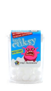 Cuksy miętowe z ksylitolem bezcukrowe 13g