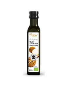 Olej z orzechów macadamia Keto friendly BIO 250 ml Batom