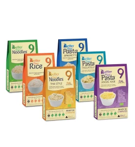 Zestaw makaronów konjac LCHF KETO Better Than Pasta 6 rodzajów