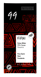 Czekolada gorzka 99% Panama BIO 80g Vivani
