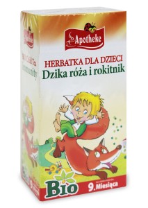 Herbatka dzika róża rokitnik od 9 miesiąca BIO 20x1,5g Apotheke
