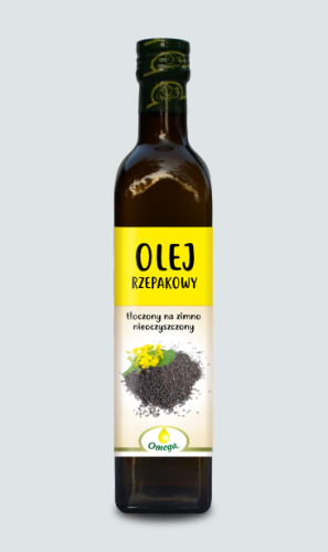 Olej rzepakowy 500 ml Kropla Omega