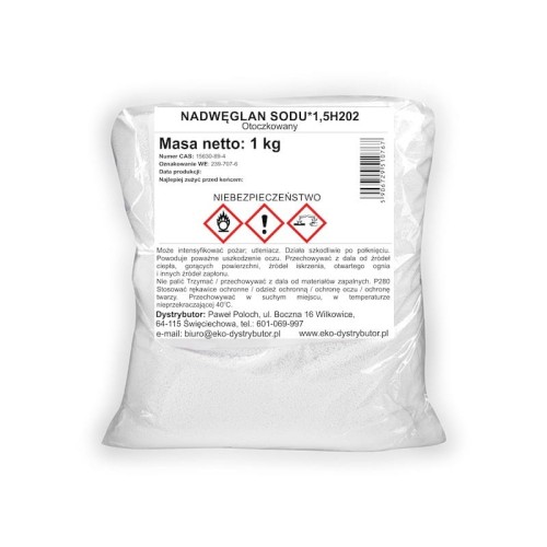 Nadwęglan sodu do proszków do prania, tabletek do zmywarek i wybielania 1 kg Wild Nature