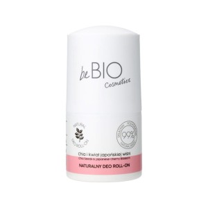 Dezodorant roll-on Chia i  Kwiat Wiśnii 50ml be BIO Cosmetics