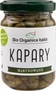Kapary marynowane BIO 140g/90g  Bio Organica Italia