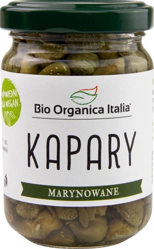 Kapary marynowane BIO 140g/90g  Bio Organica Italia