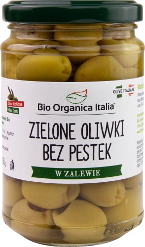 Oliwki zielone bez pestek BIO 160g Bio Organica Italia