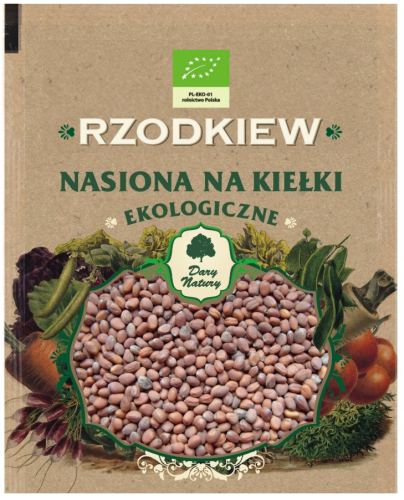 Kiełki nasion rzodkiewki BIO 30g
