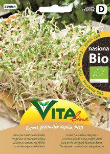 Kiełki nasion lucerny BIO 20g Vita Line