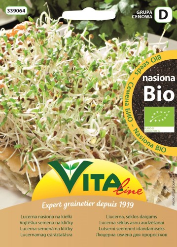 Kiełki nasion lucerny BIO 20g Vita Line