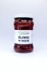 Śliwki w occie bez pestek BIO 250g Jacentowska Piwniczka Smaku