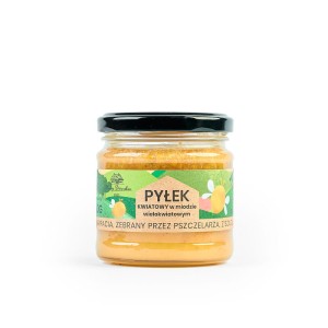Miód z PYŁKIEM kwiatowym 250 g Miody Dworskie