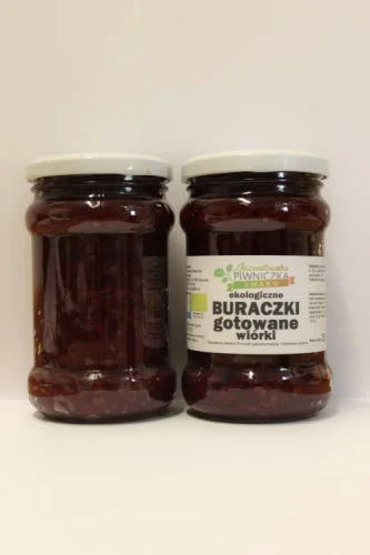 Buraczki tarte wiórki BIO 300g Jacentowska Piwniczka Smaku
