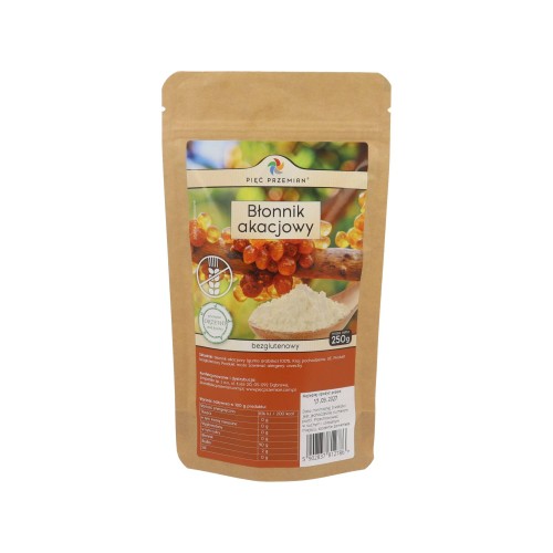 Błonnik akacjowy bezglutenowy 250g Pięć Przemian