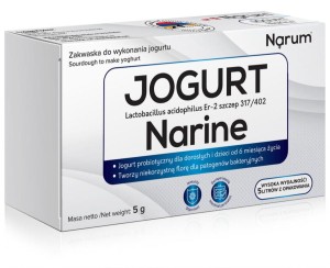 Zakwaski do domowego jogurtu Narine 5 x 1l Narum