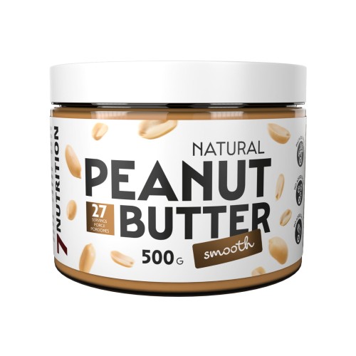 Krem  orzechowy masło orzechowe Peanut SMOOTH 500g 7Nutrition
