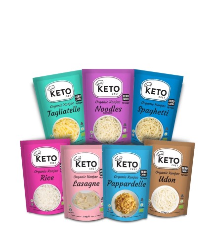 Zestaw makaronów KETO CHEF 7 rodzajów ekologicznych bez glutenu/zapachu
