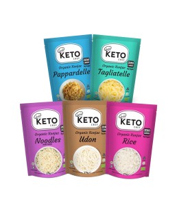 Zestaw makaronów KETO CHEF 5 rodzajów ekologicznych bez glutenu/zapachu