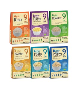 Zestaw makaronów Konjac LCHF KETO Better Than 5 rodzajów