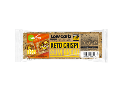 Pieczywo KETO Crispi slim bread bezglutenowe 90g Balviten