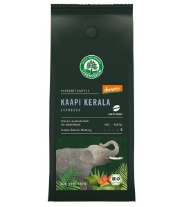 Kawa ziarnista KAAPI KERALA Demeter BIO 250g Lebensbaum