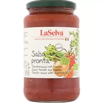 Sos pomidorowy toskański Salsa Pronta z warzywami BIO 340g La Selva