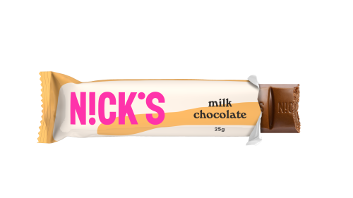 Batonik Milk Chocolate bez cukru 28g  Nick's 