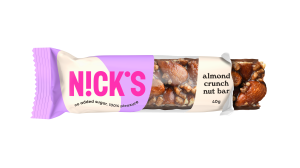 Baton Almond CRUNCH Nut Bar z całymi migdałami bez cukru 40g Nick's