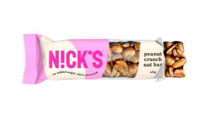 Baton Peanut CRUNCH Nut Bar z całymi orzechami bez cukru 40g Nick's