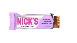 Baton proteinowy Almond Caramel Protein Bar bez cukru 50g Nick's