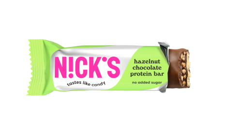 Baton proteinowy Hazelnut Chocolate Protein Bar bez cukru 50g Nick's
