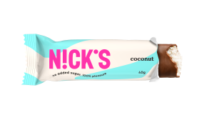 Baton Coconut kokosowy w czekoladzie mlecznej bez cukru i glutenu 40g Nick's